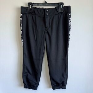 Champro Sports Women’s Softball Pants Large Black Digital Camo Side Stripe BP23